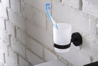 Стакан Sapho X-Round чёрный XB900